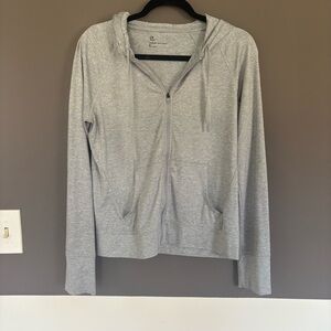 GAP Light Gray Brushed Tech Jersey